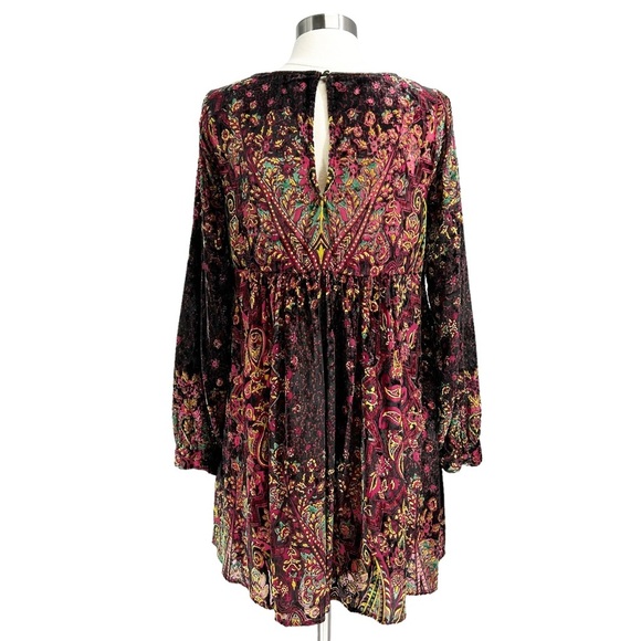FREE PEOPLE Mirror Mirror Velvet Mini Dress / Tunic S - Picture 5 of 13
